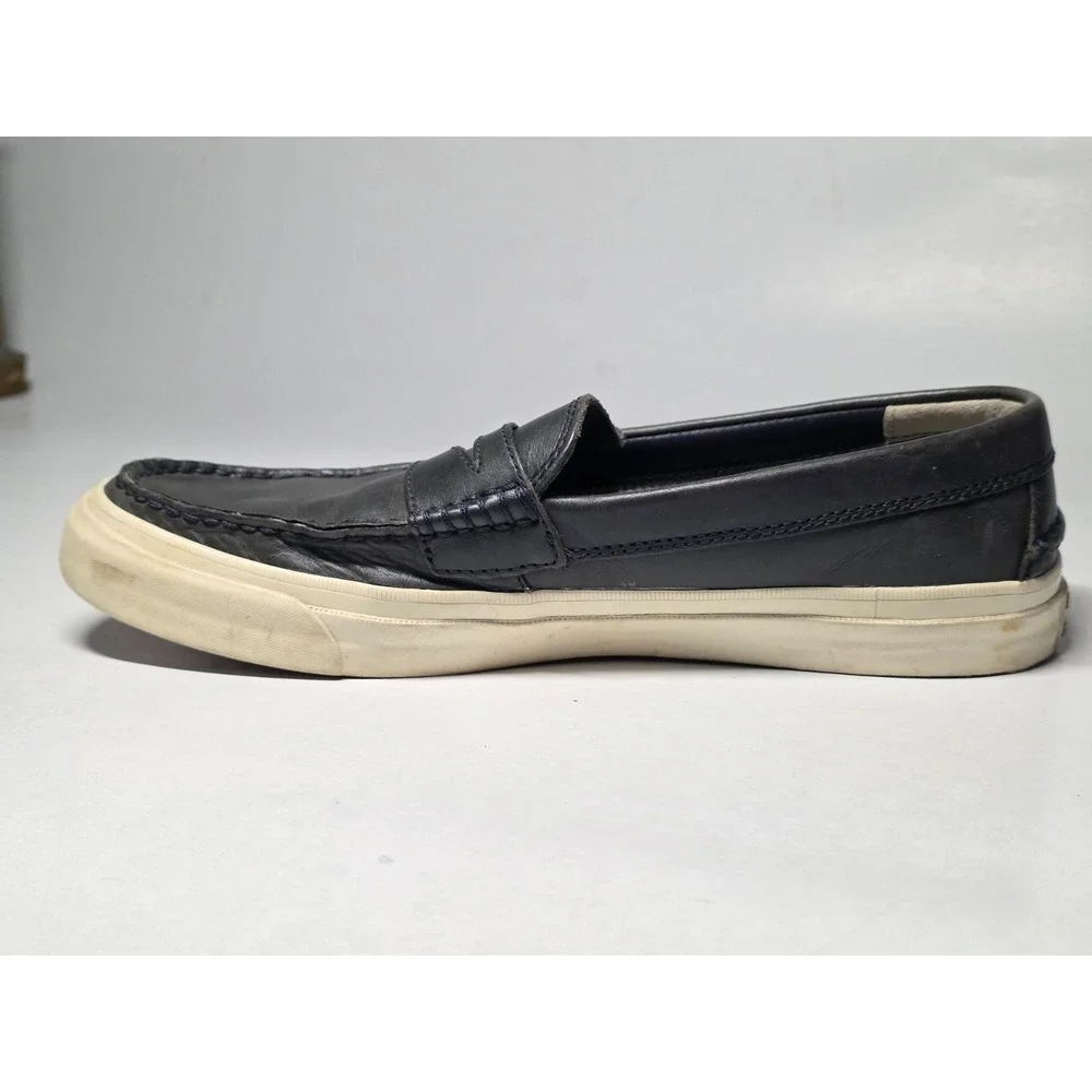 Cole Haan Grand Pinch Men's Loafers Size 9 M Navy Blue Leather Slip On Shoes‎